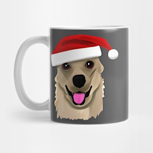 Christmas Dog Transparent Background Mug